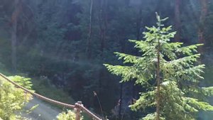 Водопады Менделиха в августе (Роза хутор)