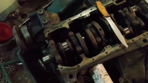 Вкладыши, целый букет. Провернуло 4 цилиндр ауди 100.