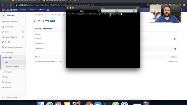 GitLab NPM Registry: npm tags speedrun смотреть онлайн