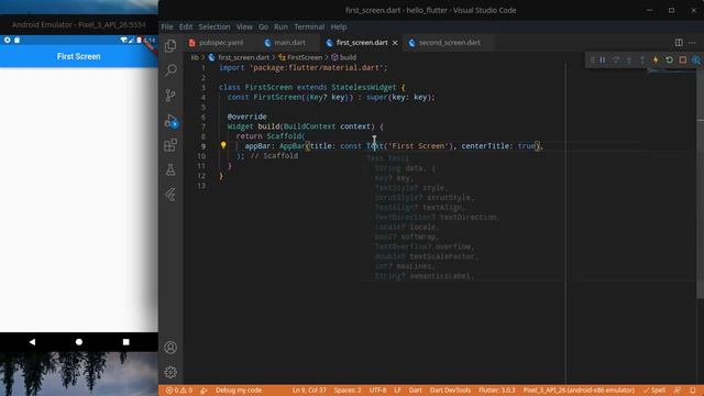 16.Create & Open New Screen (Page Or Activity) | Navigator | Flutter 3 In Hindi смотреть онлайн