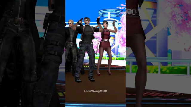 [MMD] BLACKPINK Pink Venom - Leon Kennedy, Ada Wong Wesker Resident Evil #PinkVenomChallenge #Short