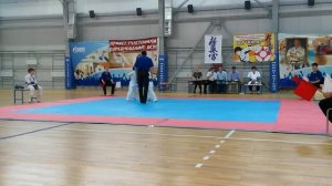 Турнир по карате Бой с синим поясом