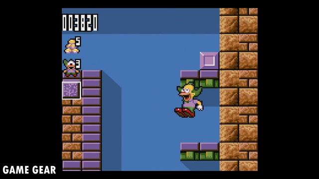 Game Boy Vs Game Gear - Krusty's Fun House смотреть онлайн