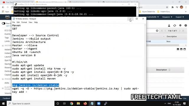 Jenkins installation on Linux | Jenkins on Free DevOps Course in Tamil | Free Tech Tamil