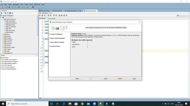 How to create entity relationship diagram in Oracle SQL Developer ? || Oracle SQL Developer Tutoria