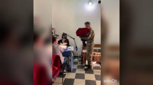 Сыновья пришли из армии Тройня.КАЗАХСТАН