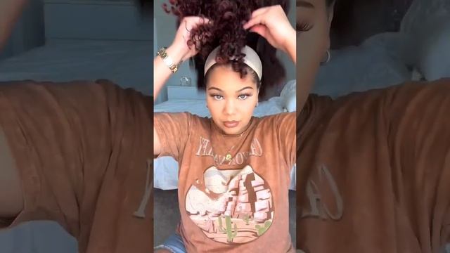 Le’Ashley looks stunning in Wig J-Me ?| Jamaican Curly Fringe Wig ~ All Things Savvy