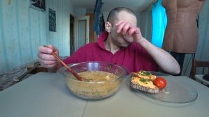 МУКБАНГ СУП - ЩИ / БЛИНЫ С ГРИБАМИ / БУТЕРБРОДЫ - ХЛЕБ С ЗАКУСКОЙ / ОБЖОР / Mukbang ASMR / АСМР