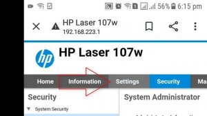 hp laserjet 107w wifi setup by android  phone