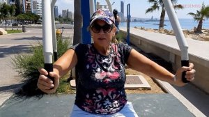 Уличные тренажеры на набережной. Забота о людях.