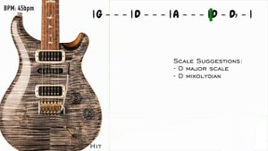 Smooth Slow Blues Guitar Backing Track Jam in D major