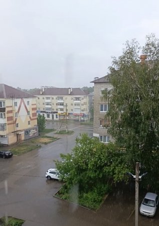 Дождь ☔ после жаркого дня 🌞