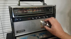 Sony CRF-5090  Прием свободных радиолюбителей на 3 Мгц