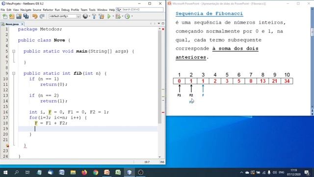 [Java] Métodos - Sequência de Fibonacci смотреть онлайн