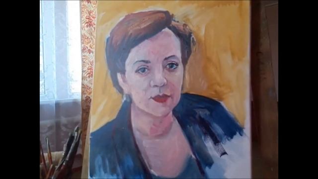 Пишем женский портрет маслом /Живопись/Портрет маслом мастер-класс/We paint a female portrait in oi