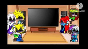 Undertale react to Frisk plays Doors Roblox and some Glitchtale meme ⚠️Spoiler Glitchtale season 2⚠