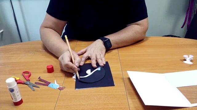 Открытка с подвижным элементом ко Дню учителя