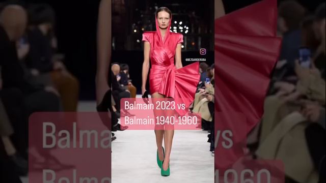 Balmain 2023 vs 1940-1960s