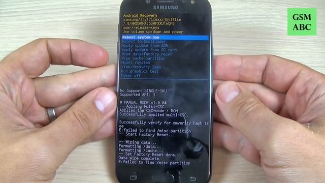 HARD RESET Samsung Galaxy J3, J5, J7 (2017) Android 7.0 смотреть онлайн