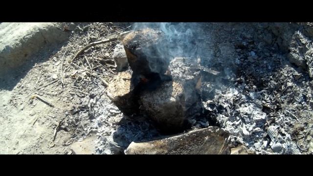 как горят топливные брикеты - тест на костре