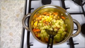Сливочный овощной суп без мяса
