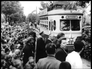 Одесский детский трамвай, 1956 год / Odessa. Children's tram