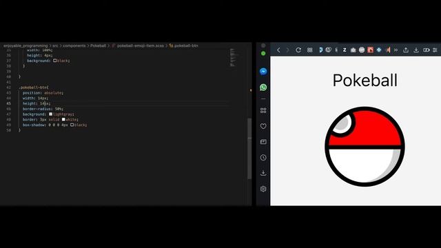 Learning - SASS/SCSS Pokeball with keyframes