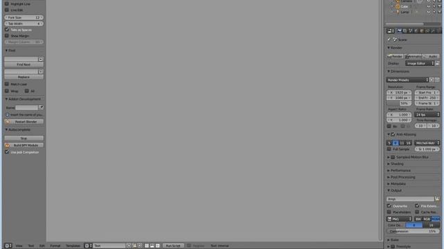 Blender python autocomplete addon for FREE