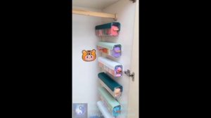 Лайфхак. Компактное хранение вещей в детской.