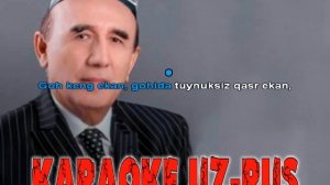 Sherali Jo`rayev Birinchi muhabbatim karaoke