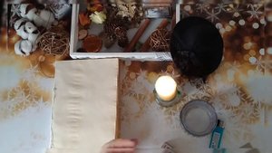 КАК ОБЖЕЧЬ КРАЯ БУМАГИ В БЛОКНОТЕ РУЧНОЙ РАБОТЫ.