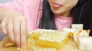 Японцы едят мёд//АСМР//