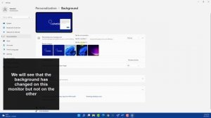 How to put two different wallpapers on two monitor Windows 11 ?