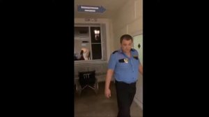 "Быдло в форме охраны."