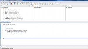 Java "Hello World" in Eclipse IDE