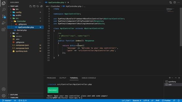 Créer une API rapidement avec symfony смотреть онлайн