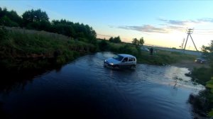 БРОД! НОВЫЙ СПОСОБ-ПРЕОДОЛЕВАТЬ БРОД С ОТКРЫТЫМ КАПОТОМ! ОБЪЕЗД ПРОБКИ НИЖНИЙ НОВГОРОД-БОР