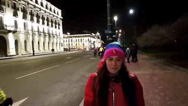 в Петербурге прошел Восьмой Велопарад Дедов Морозов и Снегурочек  трансляция с места событий
