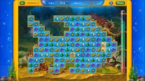 Новые игры три в ряд - Fishdom Harvest Splash, геймплей