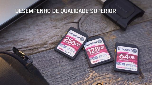 Cartão SD Classe 10 - UHS-II, U3, V90 - Canvas React Plus SD - Kingston Technology смотреть онлайн