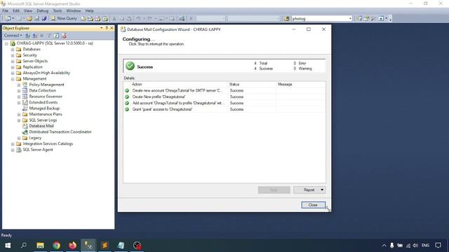 SQL Server DBA Tutorial 21 - How to configure Database Mail in SQL Server