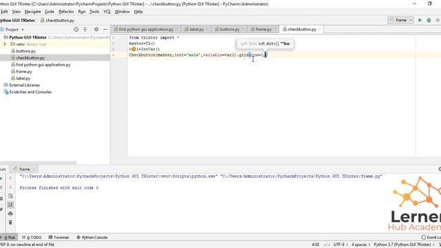 Checkbutton reading the Checked or Unchecked value in Tkinter - Python | Tkinter GUI Checkbox