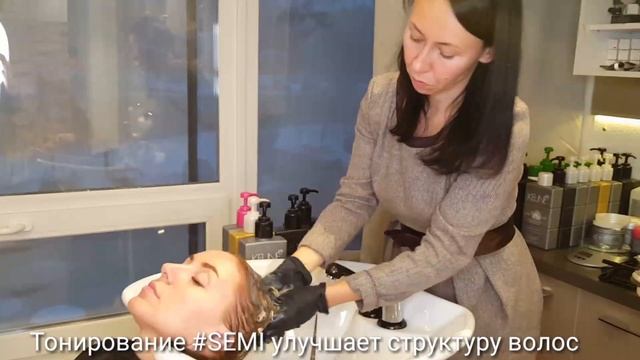 "Идеальный блонд" : окрашивание-шатуш в студии ALTEOS