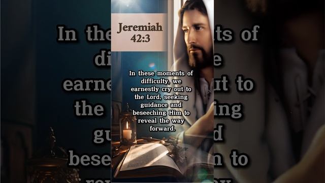 Jeremiah 42:3 Inspiring Bible Verse #bible #gospel #bibleverse #gospelreflection #biblereading