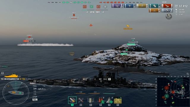 Советский линкор Владивосток.Морской бой-2.Игра World of Warships