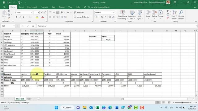 how to use hlookup function | hlookup function in excel | hlookup formula | Hindi | Urdu смотреть онлайн