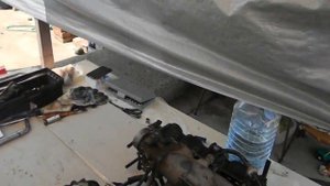 ремонт двигателя ДЕУ Эсперо пробило прокладку гбц дома своими руками часть 1