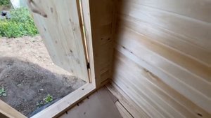 Каркасная баня 2м одним отделением. Жар Парыч