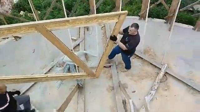 Стропильная система Круглого дома. Специалисты в шоке.