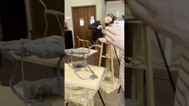 Анималистика. Лепка из скульптурного пластилина.